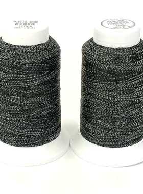 黑色夜光线视觉艺术绣花线夜光线GID超亮发光线oeko纺车悠悠工厂