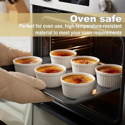 Ramekin Bowls Bakeware Baking Cooking Pudding Custard Cups