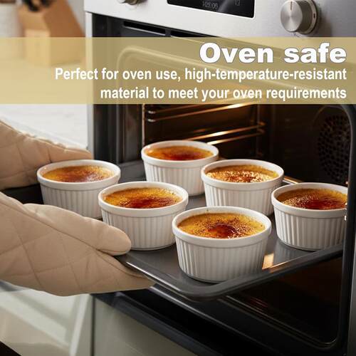 Ramekin Bowls Bakeware Baking Cooking Pudding Custard Cups