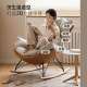布艺蛋沙壳椅大单人发椅摇椅人PVF躺椅懒人沙发阳台家用休闲椅