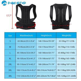 Corrector Corse Alloy Posture Brace Spine Back Bar Scoliosis