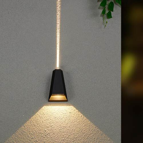 led户外壁灯现代简约铝材防水楼梯走廊阳台庭院过道室外墙壁灯