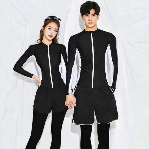 防晒快干潜水服防晒快干男式泳衣女式修身长袖长裤冲浪和浮潜潜水
