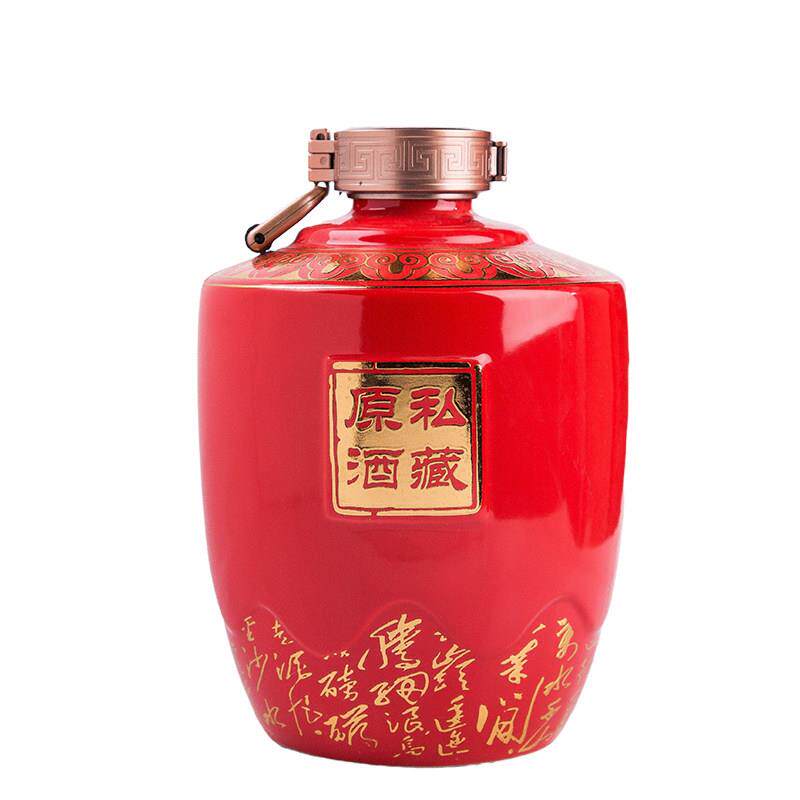 陶瓷酒坛子景德镇3/5/10斤装家用密封空酒瓶窖藏白酒瓶空瓶酒坛罐