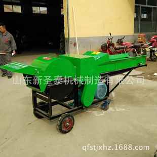 养殖饲料揉搓机工作视频自动进料型青储揉丝机饲料加工设备