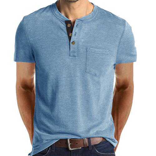 Men's short sleeved shirt, sub men's T-shirt