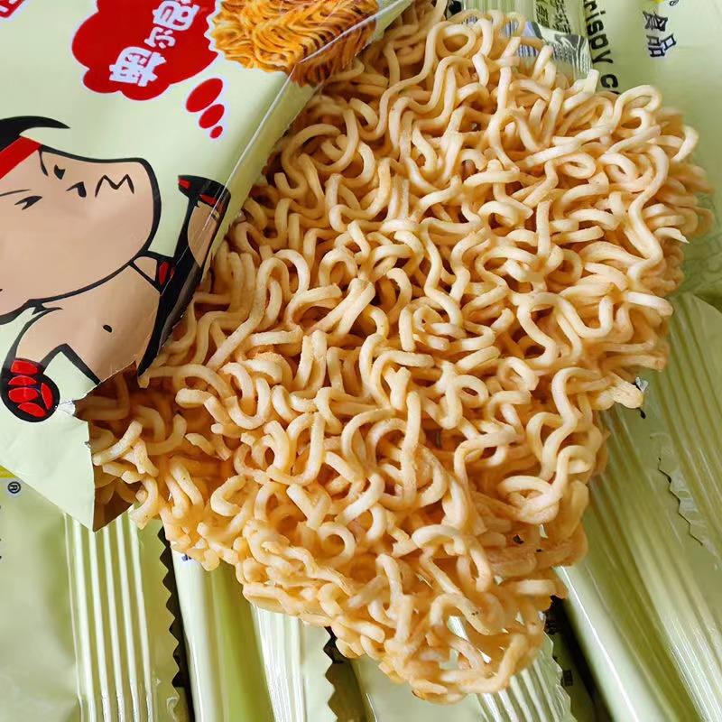 脆司令干脆面豫竹方便面袋装掌心面干吃面怀旧零食速食食品