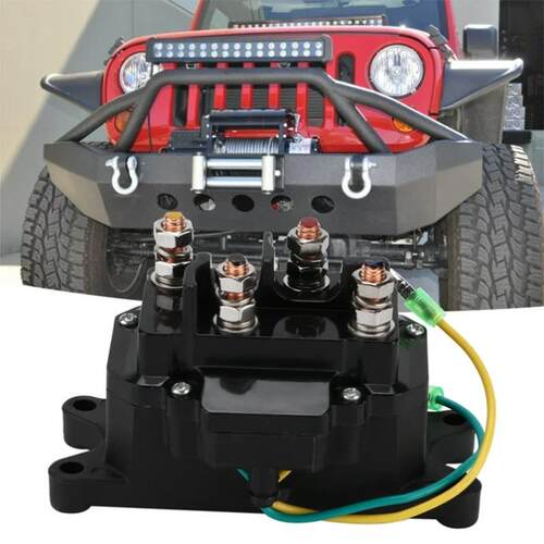 越12V 25电0A汽车野F14211车动绞盘开关继维电器绞盘机继电器改装