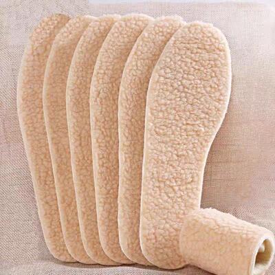 nsole Shoes Boots Shoe Pad Simulation Cashmere Insert Insole