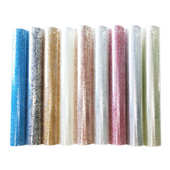 厂家直销0.5mm厚TPU亮片透明膜有色金葱闪粉超透膜手袋箱包面料