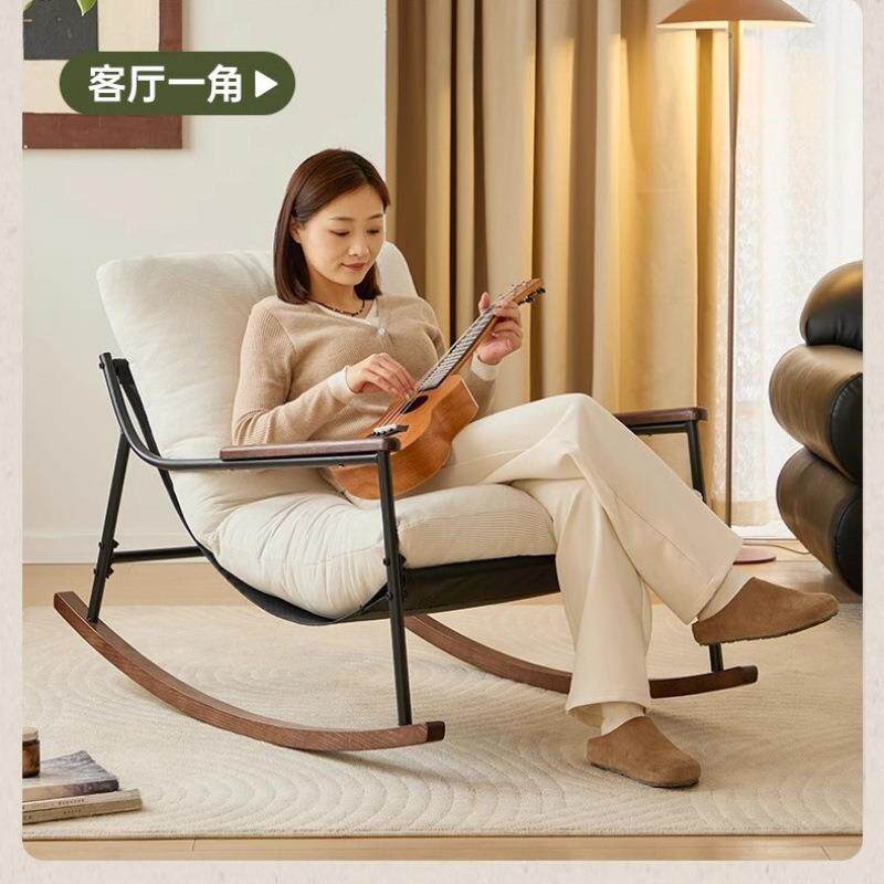 摇摇躺椅阳台摇椅成人客厅休闲懒人沙发家用卧室网红双人沙发椅