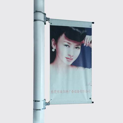 高路灯杆广告旗杆抗广速铝告道旗户外防风旗帜GUN合金风道旗展架
