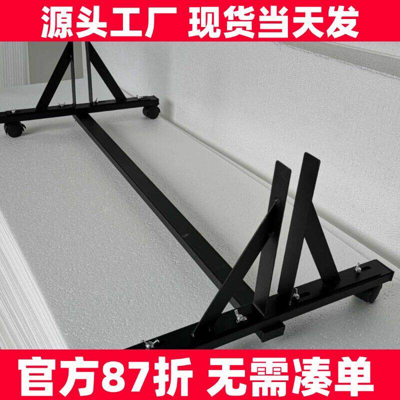摄影米凤梨泡沫板底座实心不锈钢金属拍照反光板可携式静音滑轮支