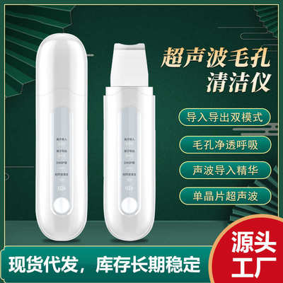 超声波铲皮机面部超声刀导入仪毛孔清洁器祛粉刺黑头仪电动美容仪