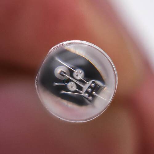 f5七彩慢闪5mmRGB两脚短脚透明短脚直插件led灯珠发光二极管