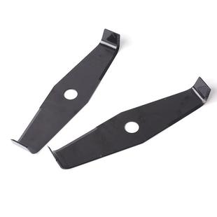 割草机刀片锰钢两齿甩刀锯片除草刀具林业齿锯片割稻机收割机草坪