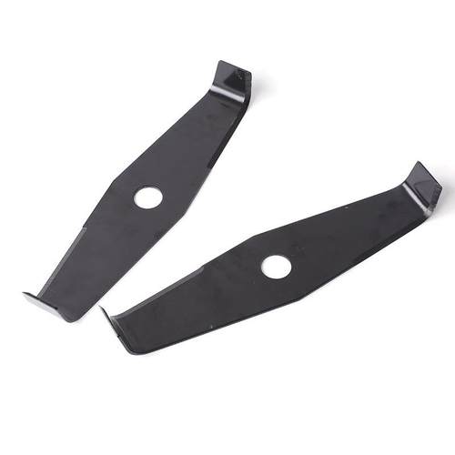 割草机刀片锰钢两齿甩刀锯片除草刀具林业齿锯片割稻机收割机草坪