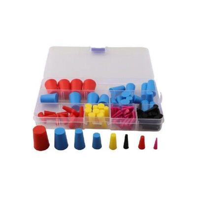 Black Rubber Stoppers Easy To Clean Flexible And Elastic