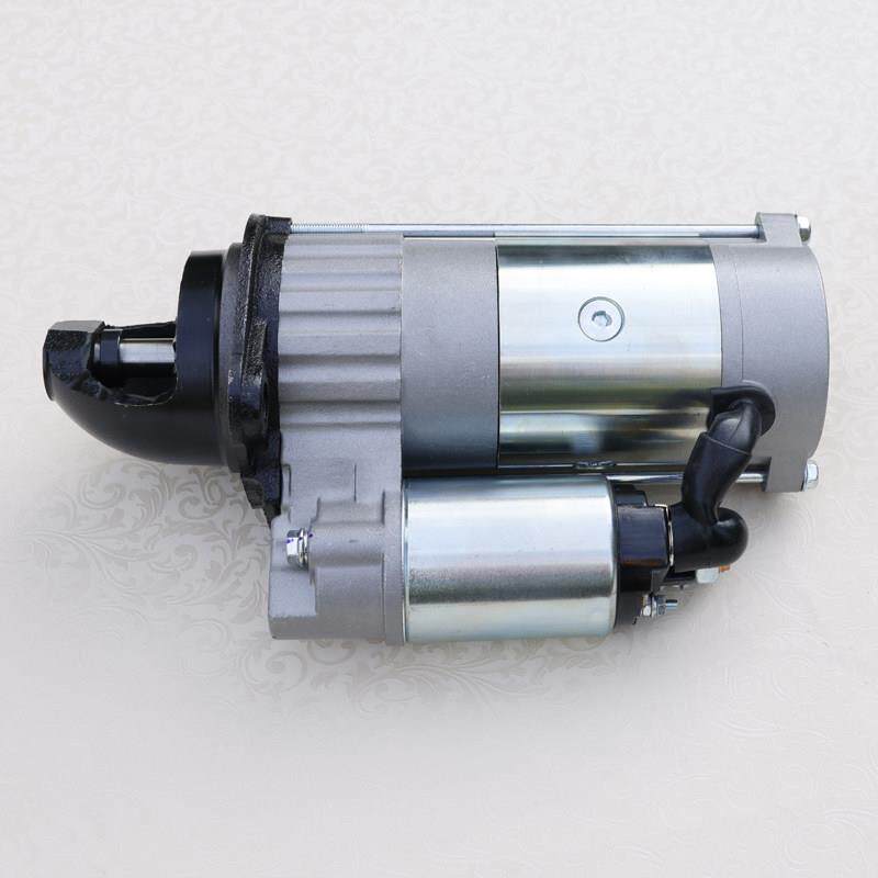 华泰QDJ1308L减速起动机叉车启动机12V马达3KW 11齿 全柴新柴490