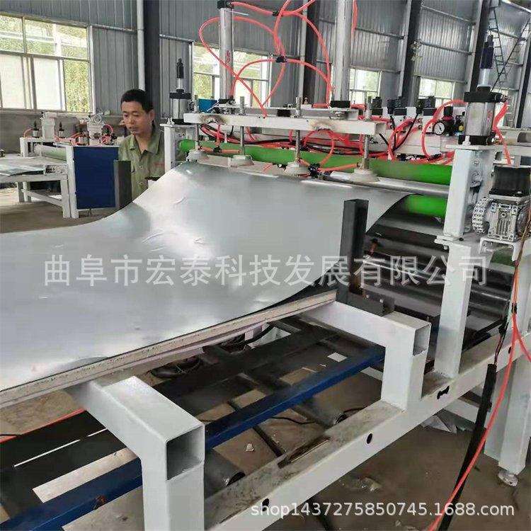 HT-TMJ1320彩钢风管板复合贴面机镀锌板洁净板复合贴面机源头厂供
