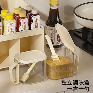 厨房调料置物架台面多功能瓶罐调味料收J纳架家用双层油盐酱醋架