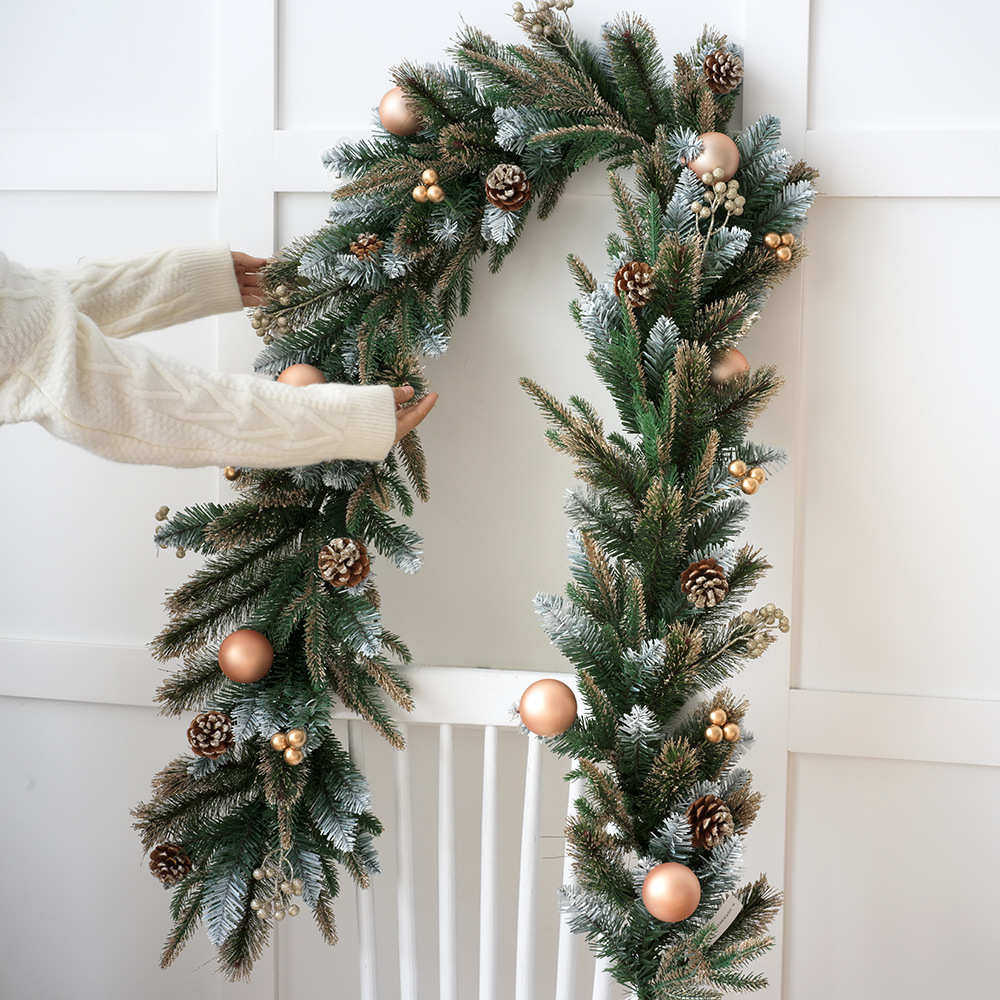 RLRTi 豪华加密圣诞树装饰藤条楼梯扶手壁炉橱窗pe混合圣诞藤条,节庆用品/礼品,圣诞装饰品,淘宝优惠券,粉丝福利购,淘宝优惠卷