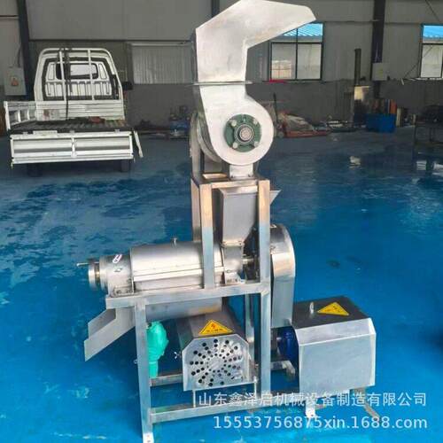 甜梨冬瓜苹果凤梨破碎榨汁机电机汽油款工业螺旋榨汁机大型榨汁机