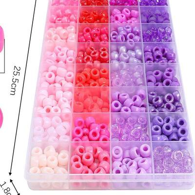 Pony Beads Bracelet Making Kit DIY Crafts Gifts For Girls