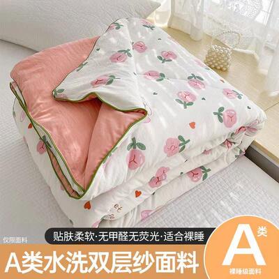 2025新款夏凉被空调被小被子薄春秋季天儿童单人可机洗200x230cm