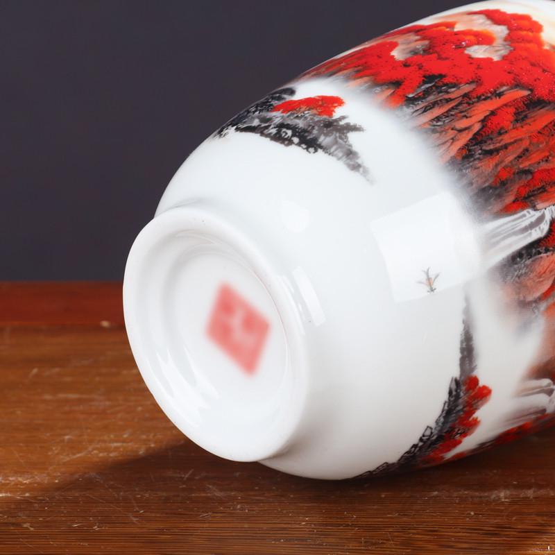 三件套陶瓷花瓶瓷器摆件景德镇家居酒柜装饰品客厅博古架鸿运新款