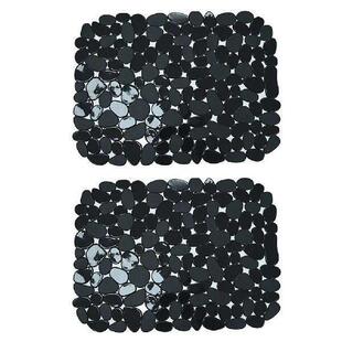 PVC Sink Protection Pebble Design Mat Flexible PVC Material