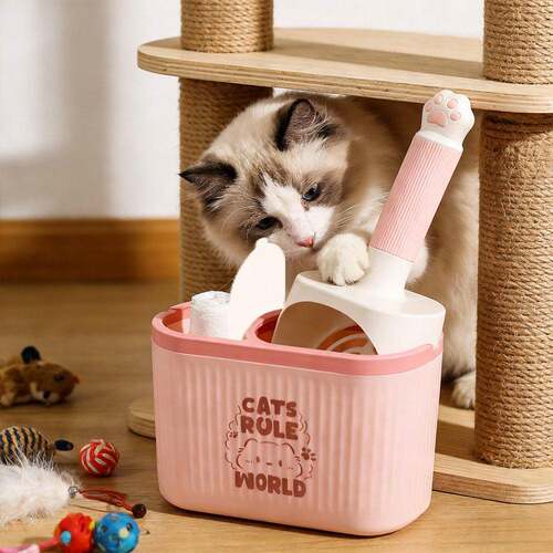 大号加厚猫砂铲二合一安置仓可贴可挂猫咪猫铲屎铲子宠物清洁用品