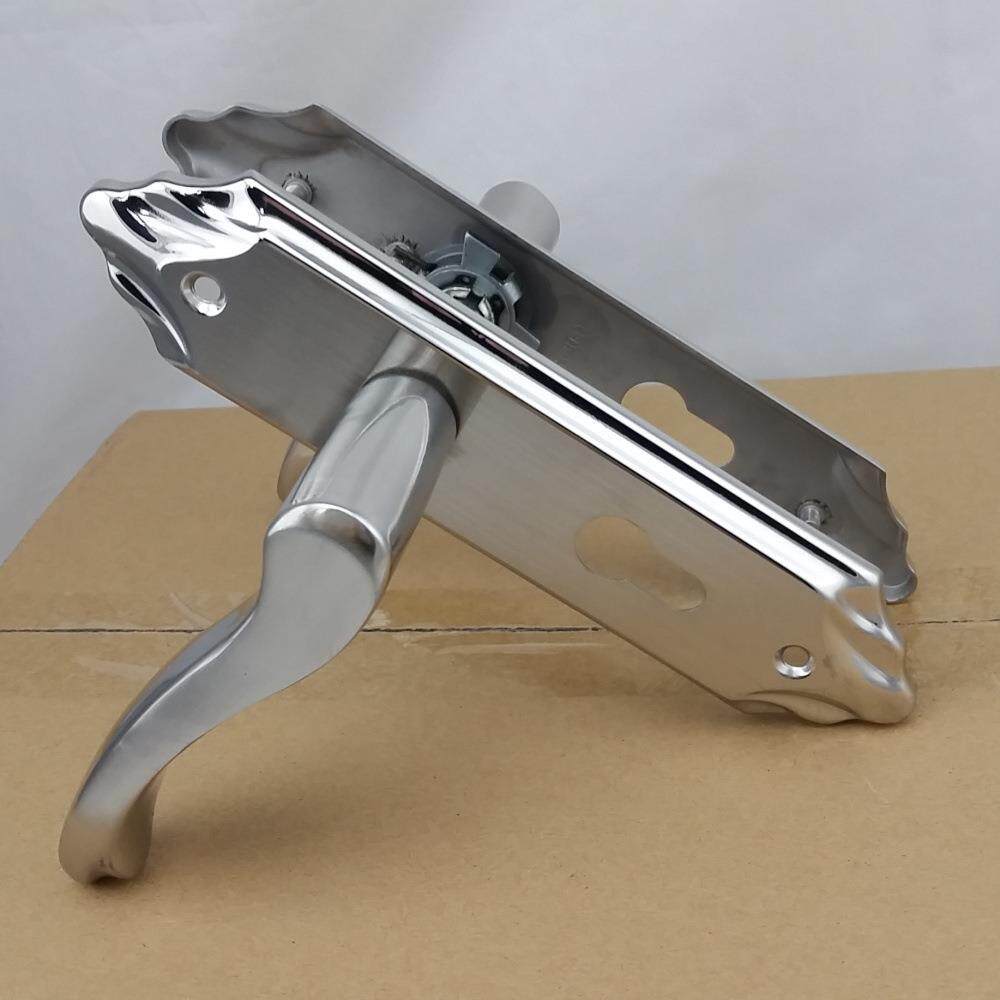 304不锈钢房门锁 家用室内机械门锁卧室欧式执手锁具五金配件