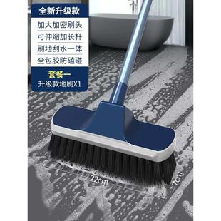 其他款塑料钢丝球新款地板刷子伸缩刷长柄大地刷