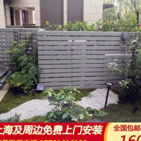 防腐木栅栏花园围栏庭院护栏户外装饰碳化木围墙板栏杆实木栅栏门