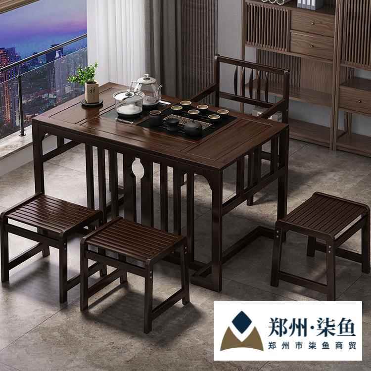 阳台茶几家用茶客厅小桌子小户型桌椅组合新中式茶台泡茶套装一体