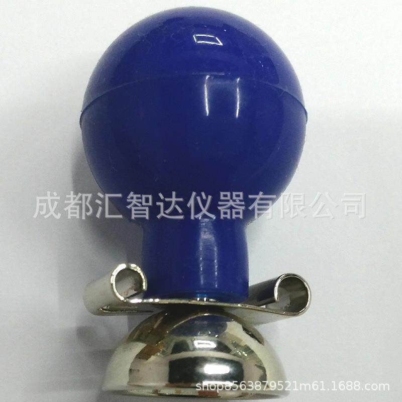 供外贸心电图机配件心电图电极普通成人儿童双耳吸球4.0镀镍