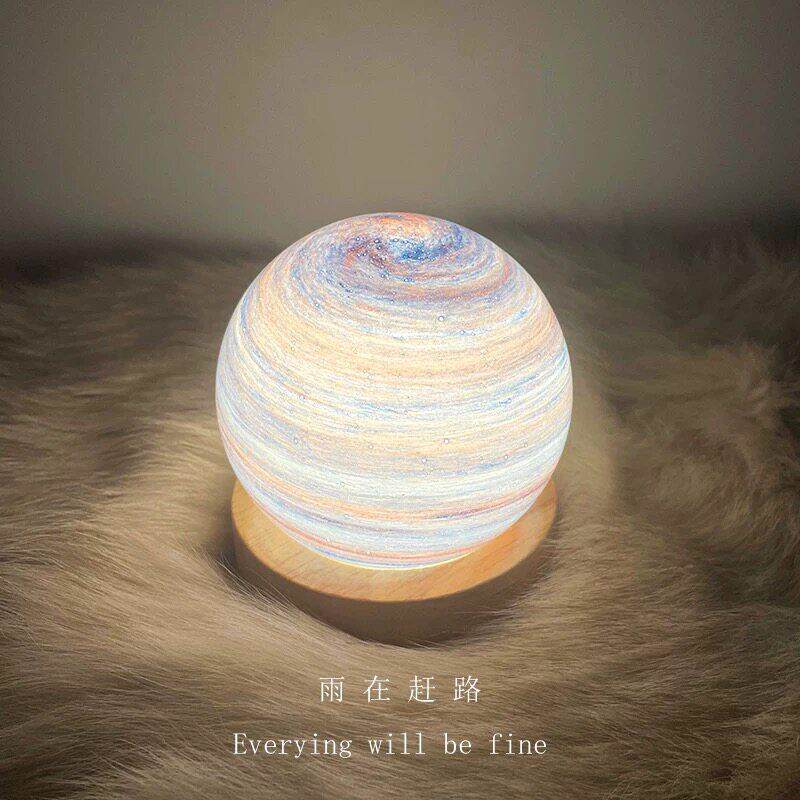 创意星球灯小夜灯星空灯月球灯浪漫氛围灯床头灯卧室台灯生日礼物