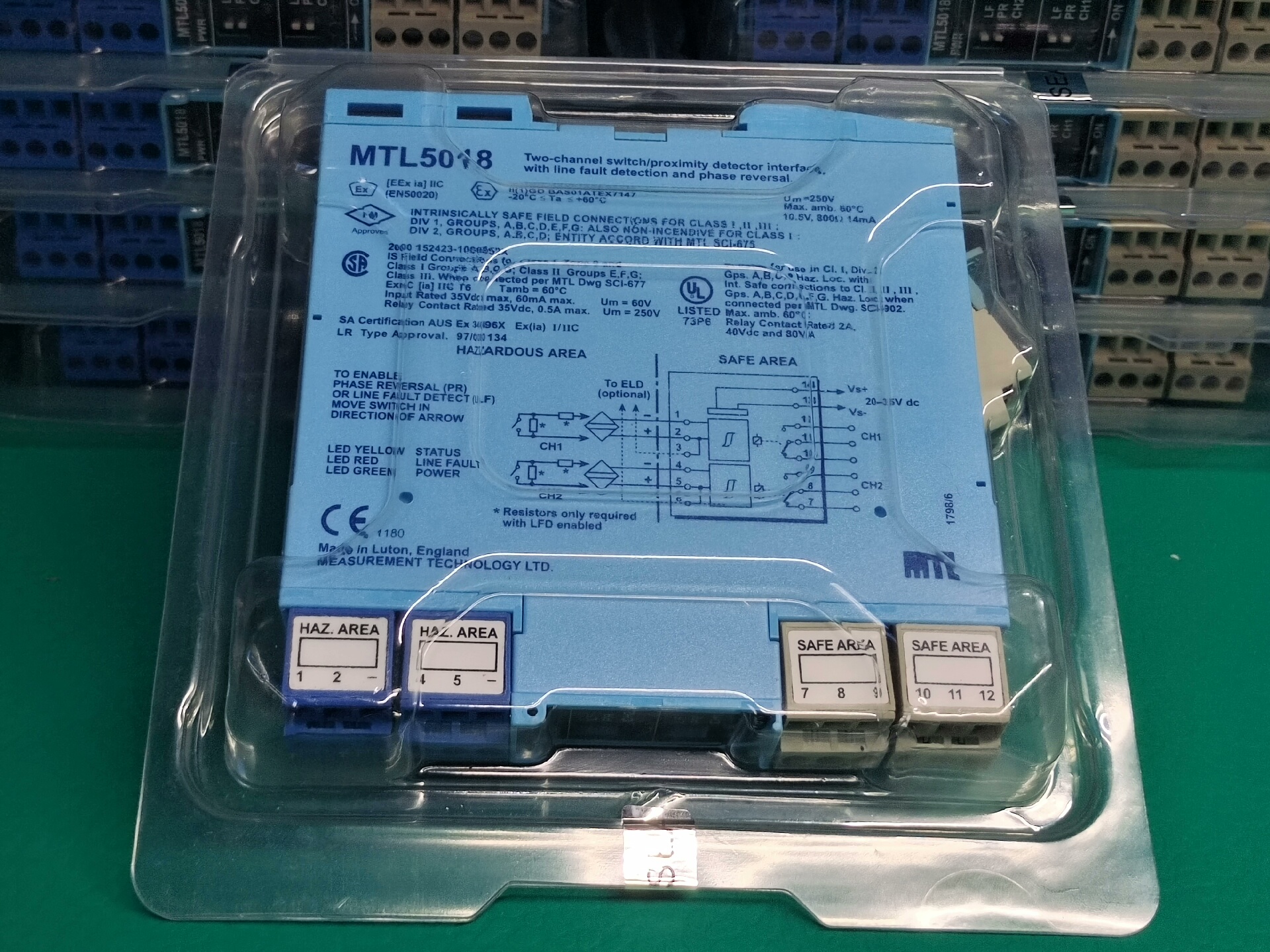 全新MTL5018，英国伊顿MTL安全栅，数量：60。