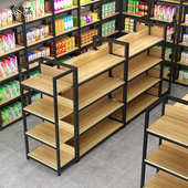 单面小卖部零食母婴架超市货架饮料物置便利店多层双面中岛展示架