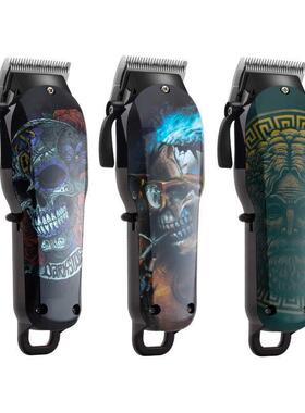 科美kemei专业理发剪KM-735骷髅头理发剪4小时快充7小时超长待机