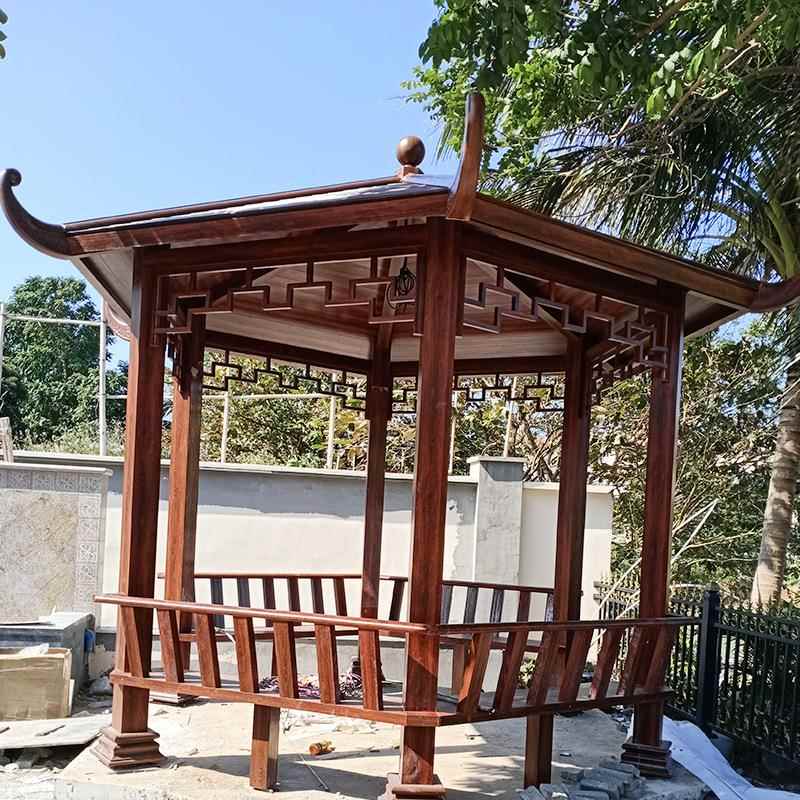 户外中式凉亭别院05墅小区仿休闲古建六角凉亭花园古户外庭凉亭