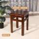 GFDH 546实木方凳四脚凳客简厅约用成人仿儿童板凳耐古实木方凳子