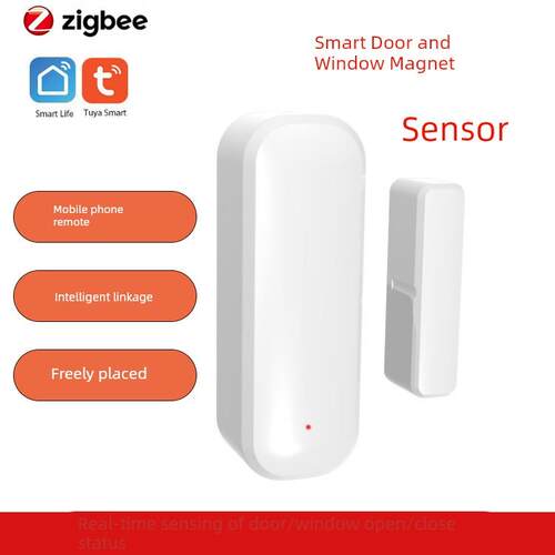 涂鸦ZigBee智能门窗磁传感器app控制无线WiFi门窗感应器门磁报警