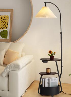 中古风卧落地灯客复几古沙发旁A8005边置物室床头柜一体感柚厅子