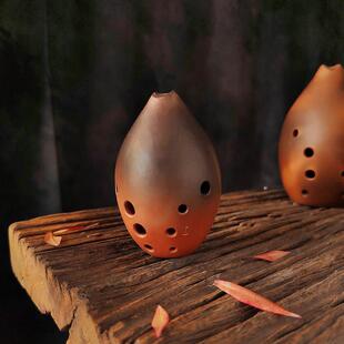 高档云单腔梨埙专业新奏损陶陨陨陶埙笛演陨土埙初学者勋古埙大全