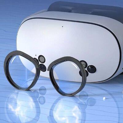 For Meta Quest 3S Anti-Blue Light Lenses Anti-Scratch Ring