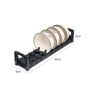 厨房抽屉内置碗架橱柜内放大小碗收纳沥水置物架可调节可定制短款