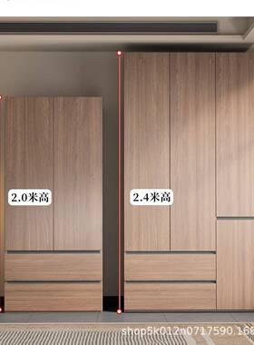 一0门到顶衣柜深6mc主卧家室用平开593门现代简约组装大容量实木