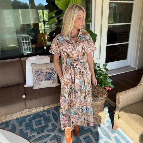 Beach skirt animal print dress mid length skirt